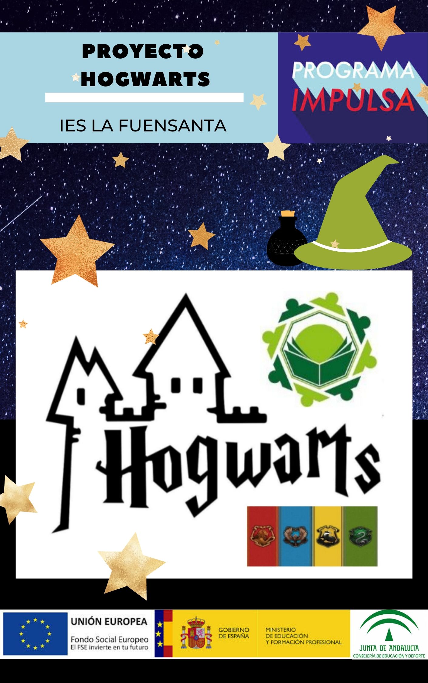Cartelería Proyecto Hogwarts